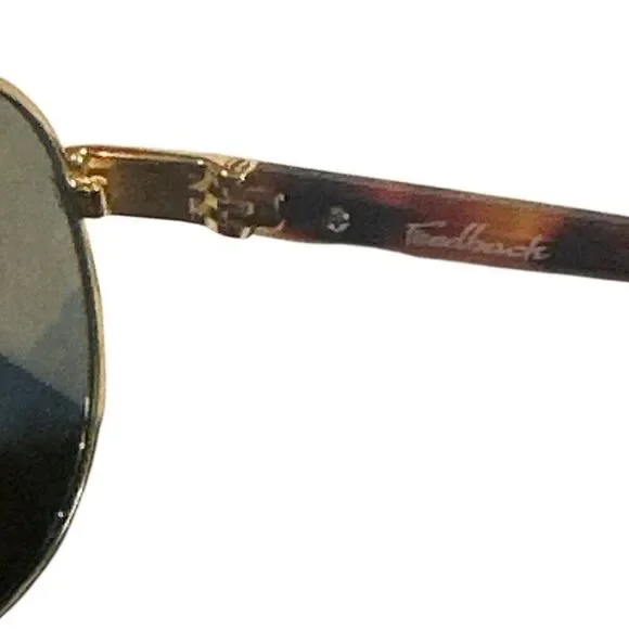 NEW Oakley feedback Polished Gold Tort POLARIZED Galaxy sunglasses - Picture 2 of 8